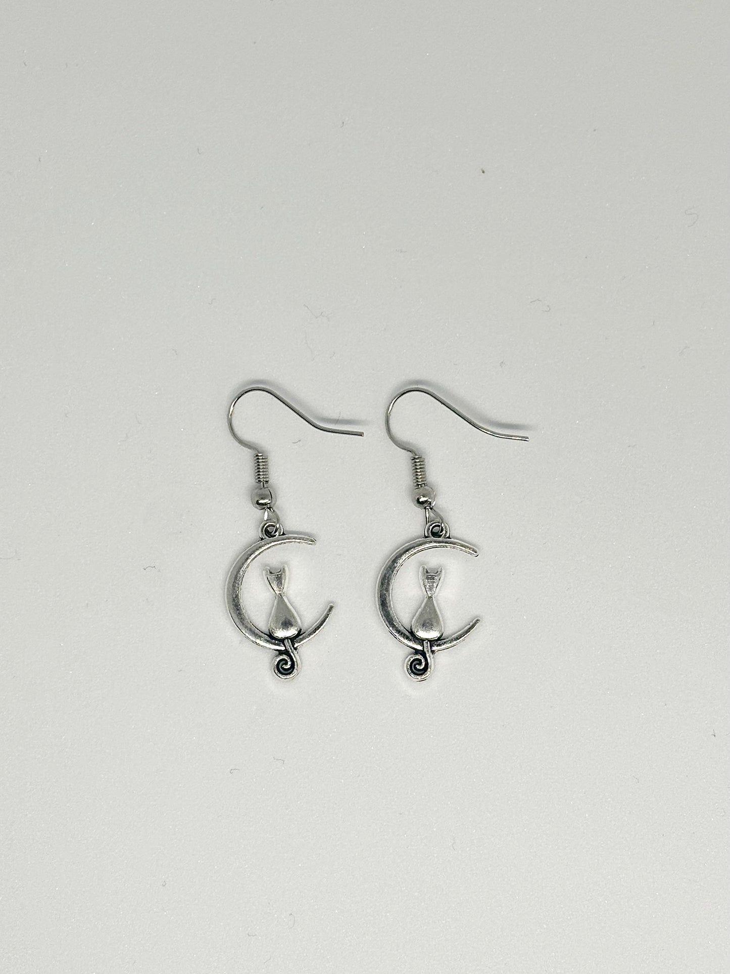 Moon Cat Earrings <3