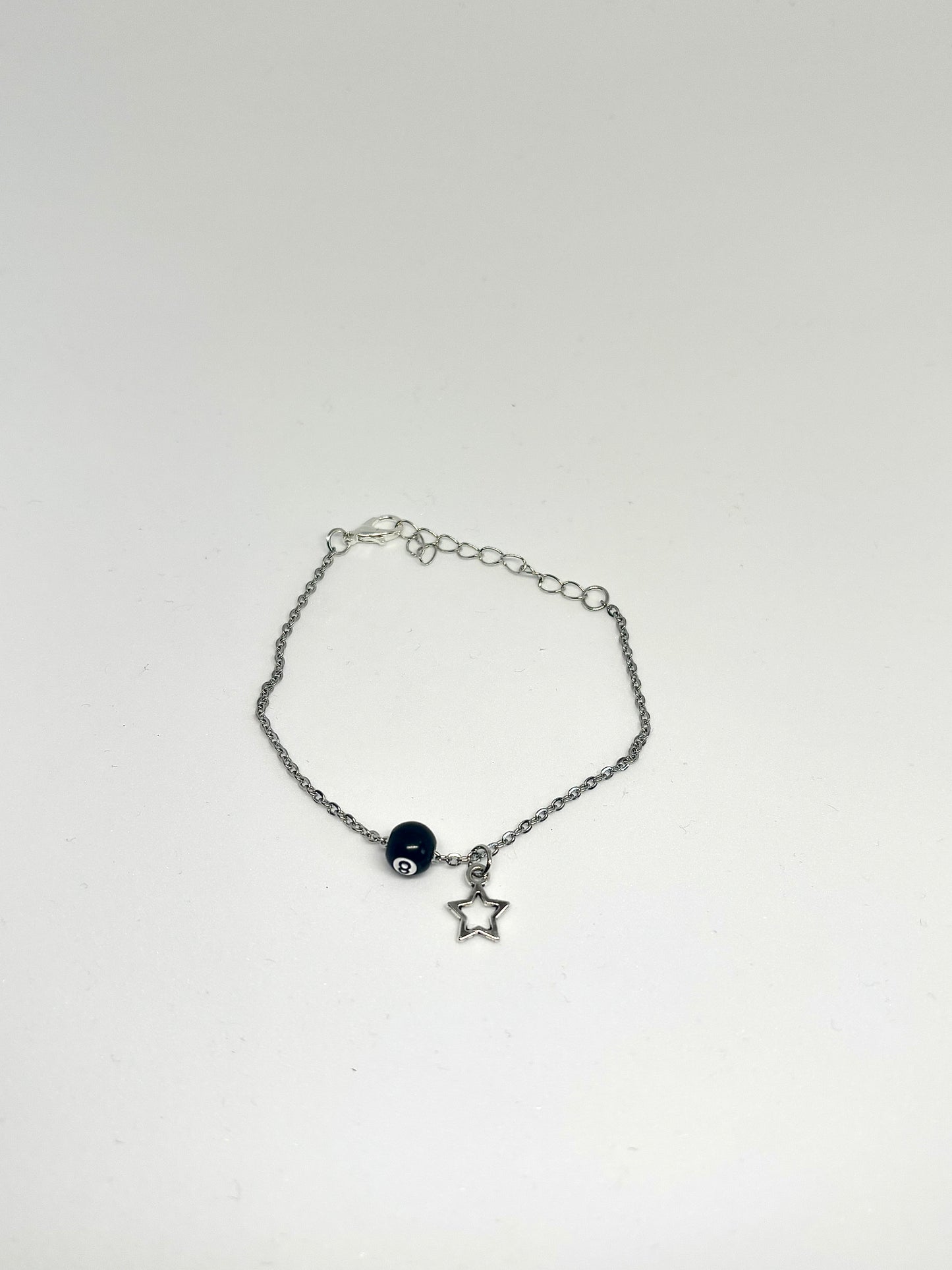 Lucky 8-ball star bracelet <3
