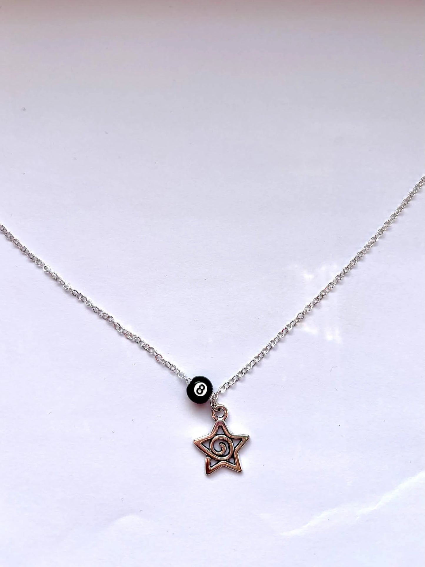 Lucky Star 8-Ball Necklace <3
