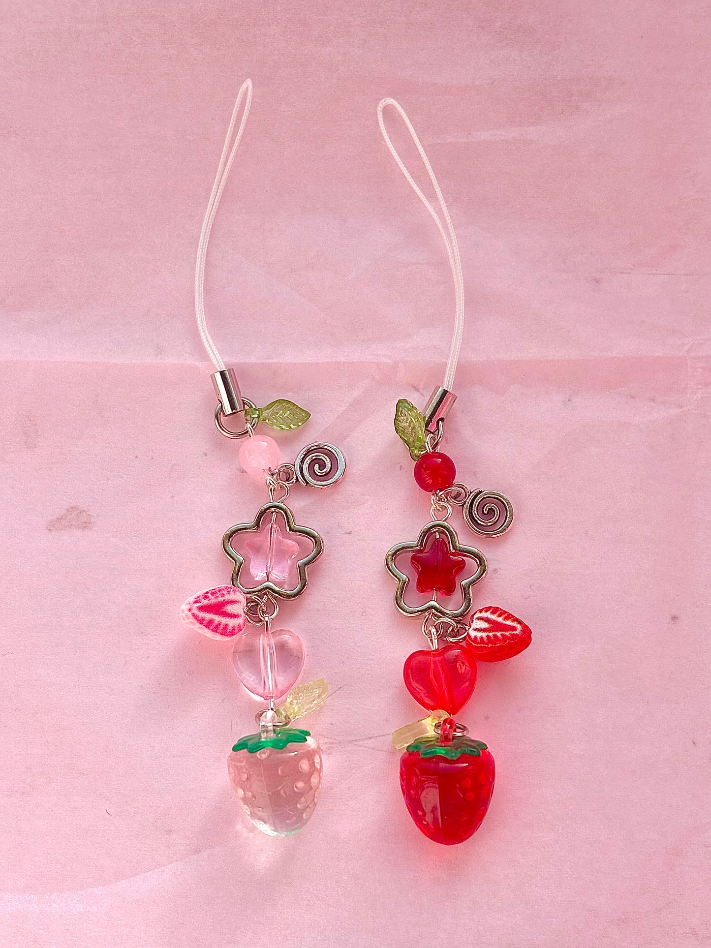 Strawberry Phone Charm <3