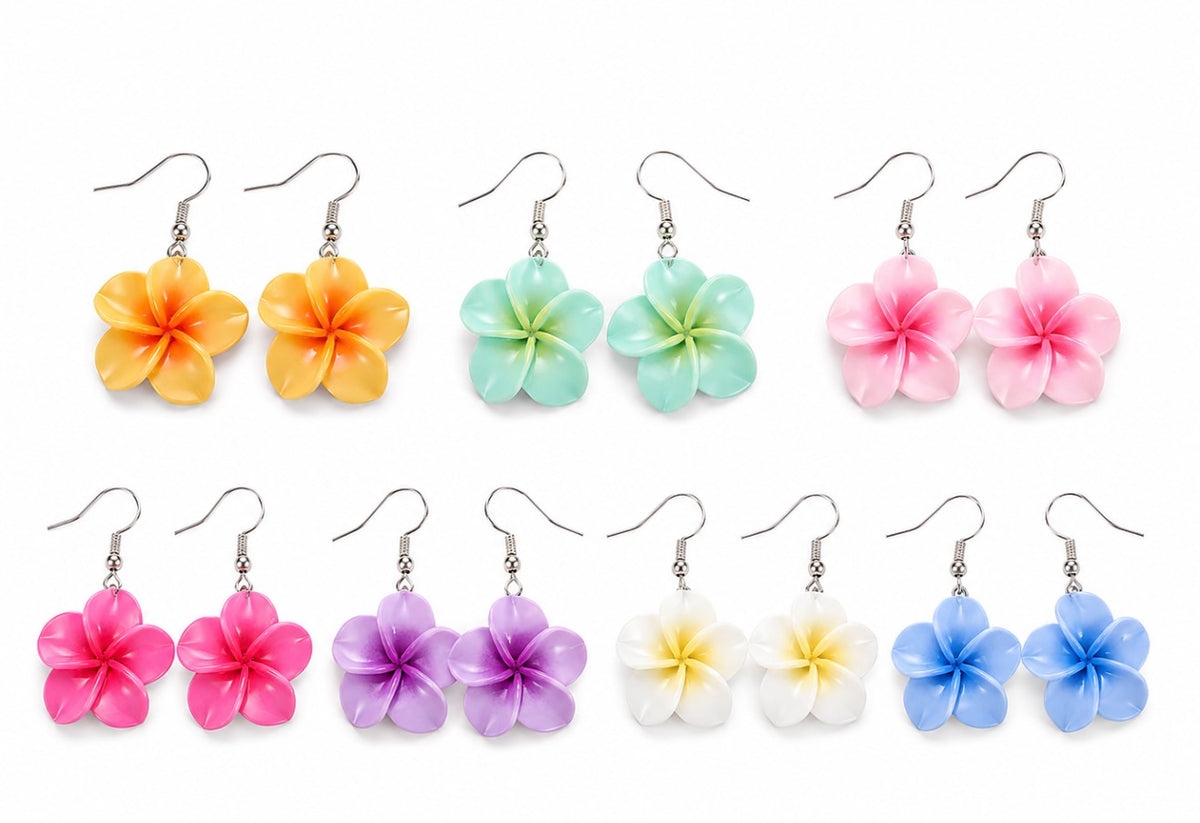 Hibiscus Earrings<3