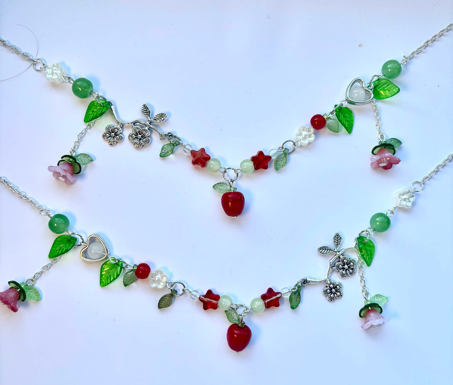 Enchanted Forest Apple Necklace <3