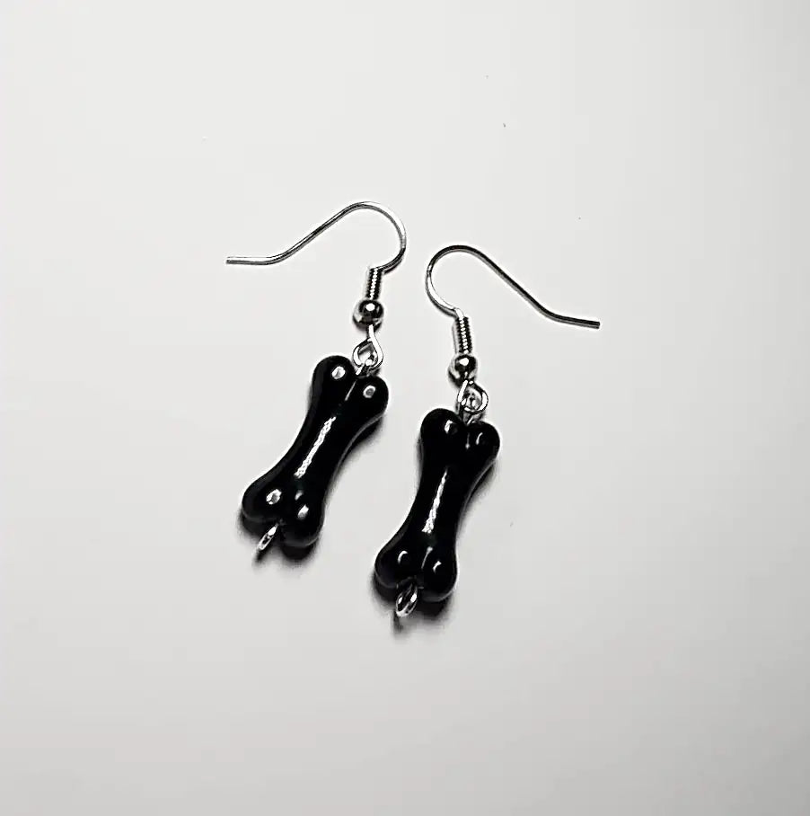 Black Bone Earrings <3