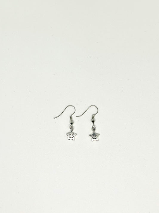 Smiley Star earrings<3