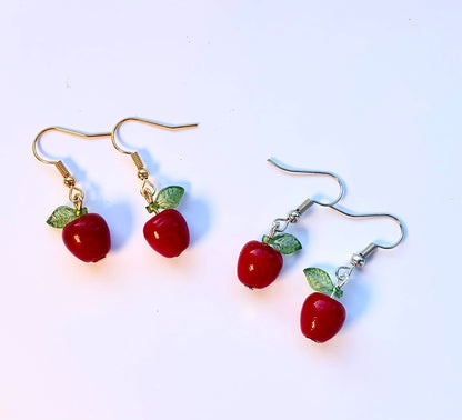 Sweet Apple Drop Earrings <3