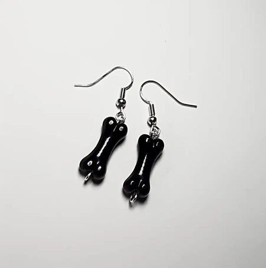 Black Bone Earrings <3