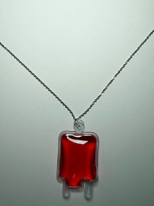 Blood Bag Necklace <3