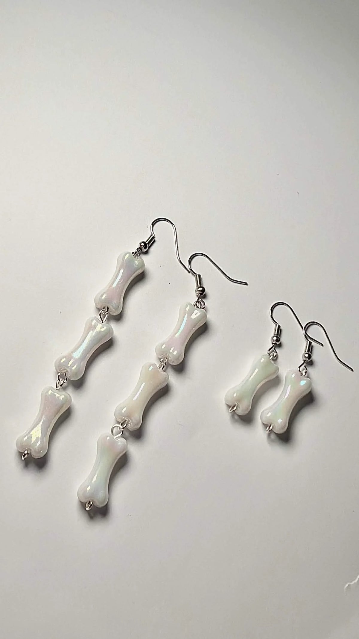 Bone Dangle earrings <3