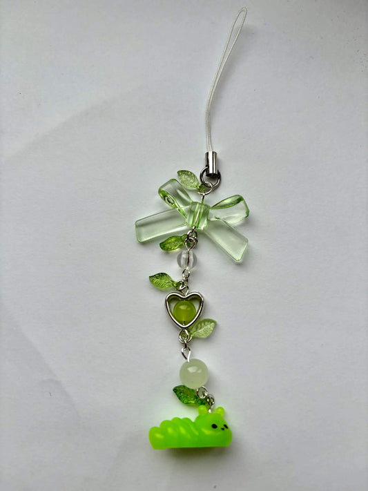 Caterpillar Phone Charm <3