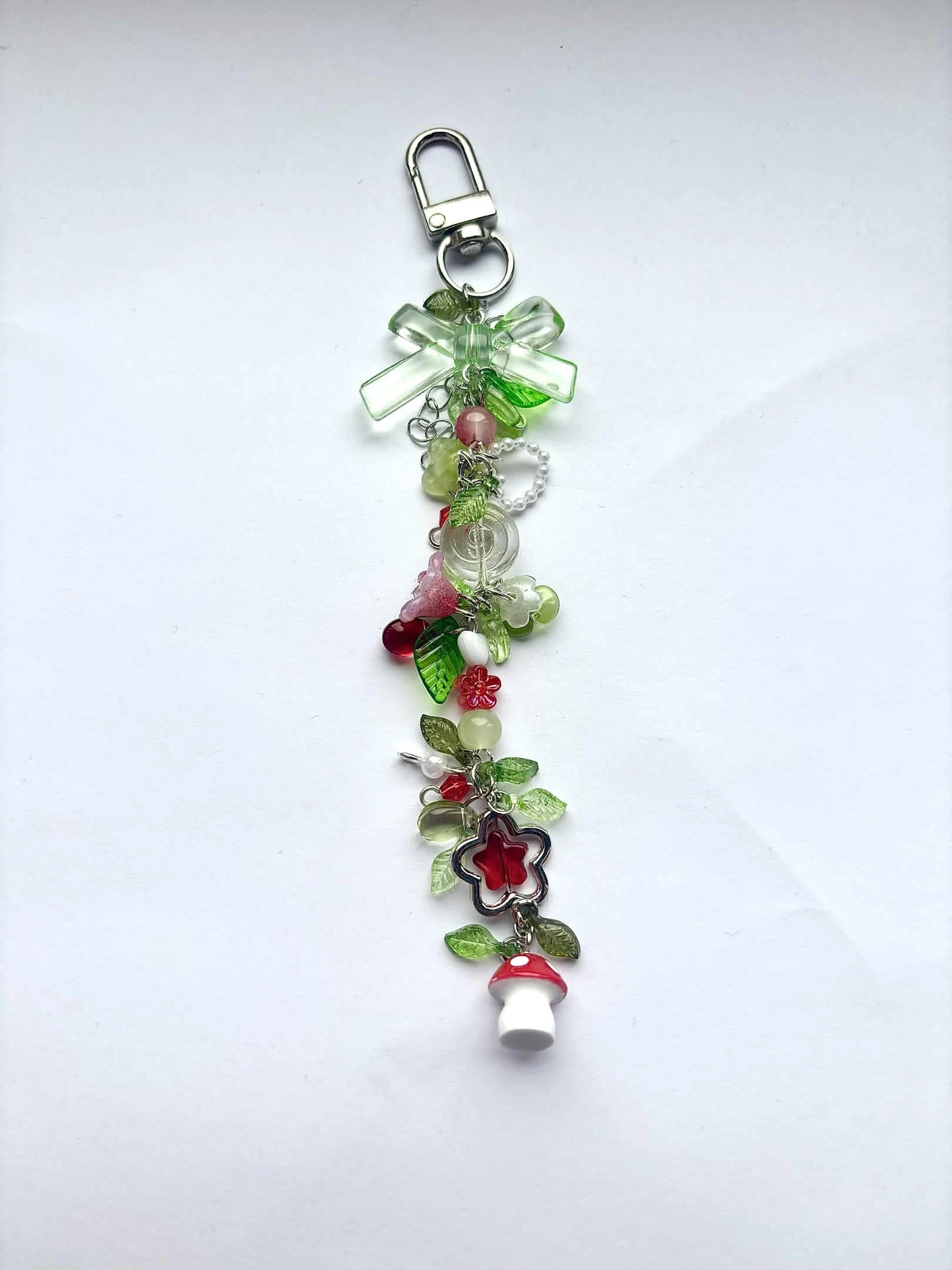 Mushroom Forest Keychain<3