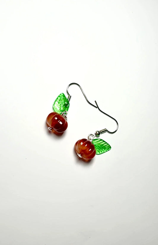 Pumpkin Earrings <3