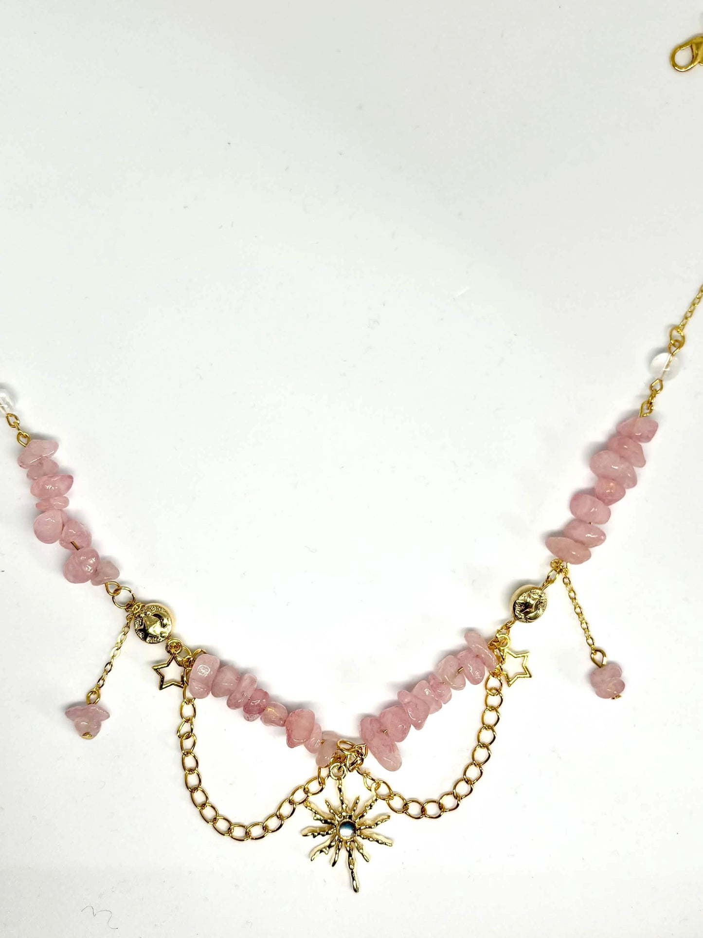 Celestial Rose Quartz Necklace <3