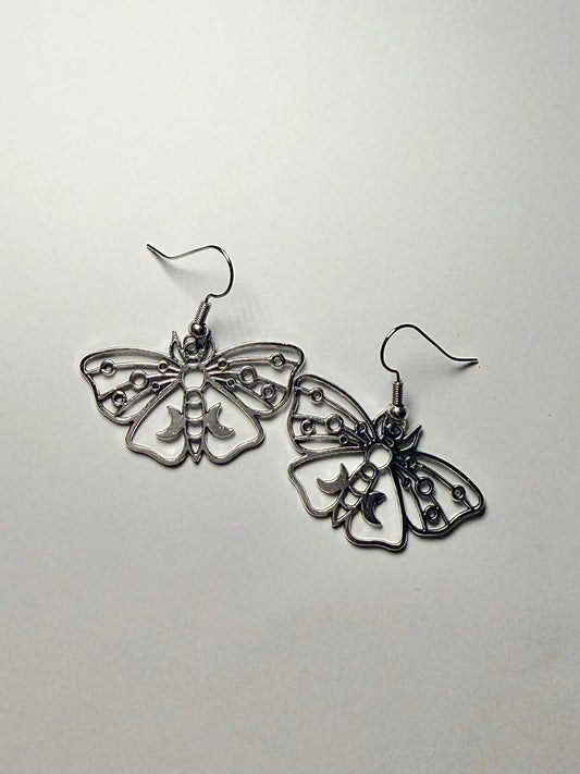 Celestial Moth Earrings <3