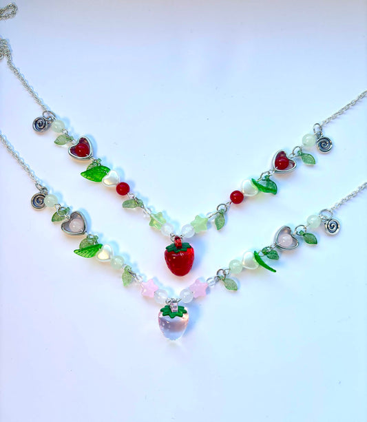 Cupids Strawberry Necklace <3