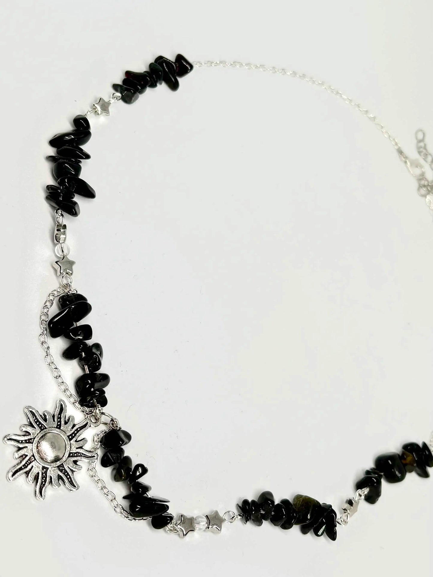 Crystal Sunbeam Charm Necklace <3